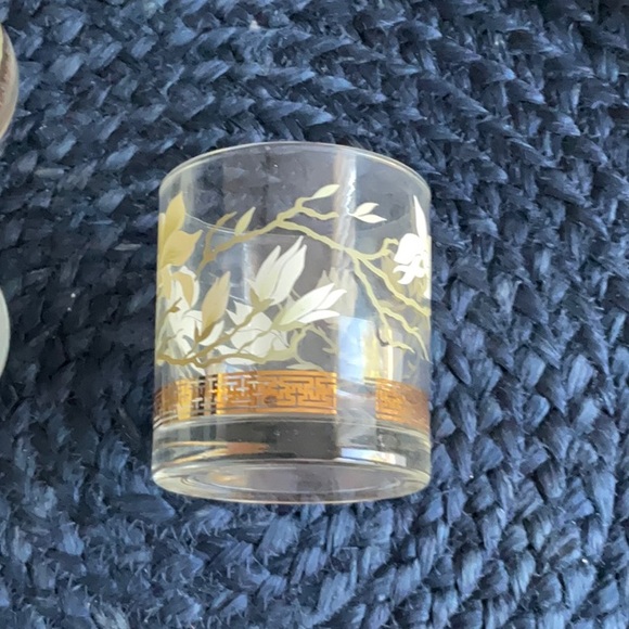 Vintage - Lot of 4 Libby Golden Lotus - Rock Glasses - Picture 3 of 4